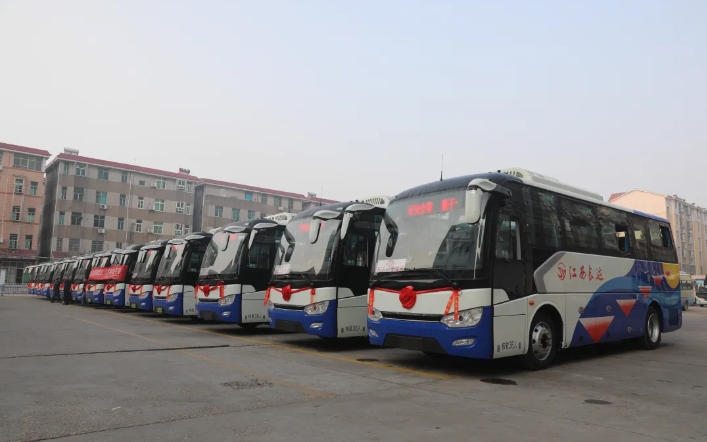 吉安公司:24輛新車(chē)助力春運(yùn)綠色出行